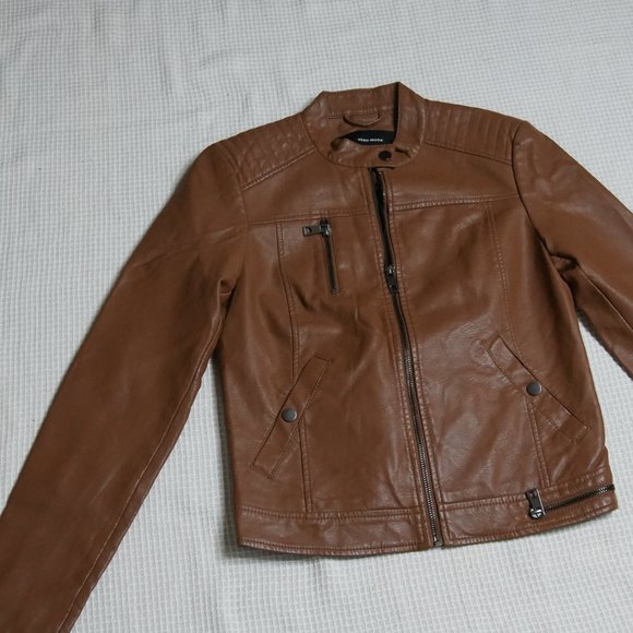 BRAND NEW FAUX LEATHER VERO MODA BIKERS JACKET - Picture 10 of 11